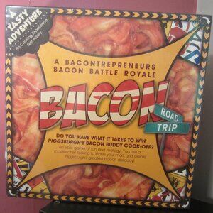 NIB/Bacon Road Trip Board Game ~ Family Fun ~ BRAND NEW, SEALED!